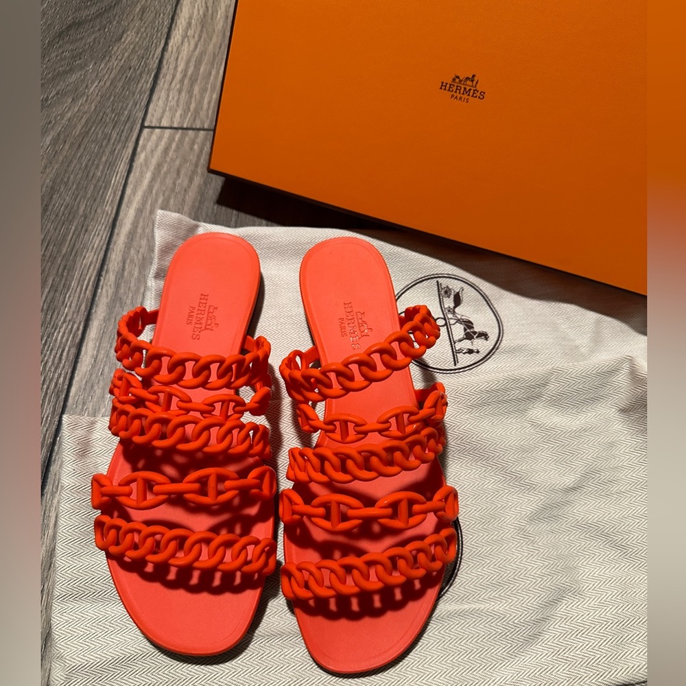 HERMÉS CHAÎNE D’ANCRE SANDALS - Picture 2 of 11